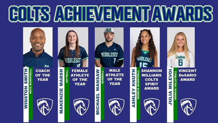 MIDDLESEX COLLEGE CELEBRATES STUDENTS AND COACHES AT ANNUAL COLTS ACHIEVEMENT AWARDS