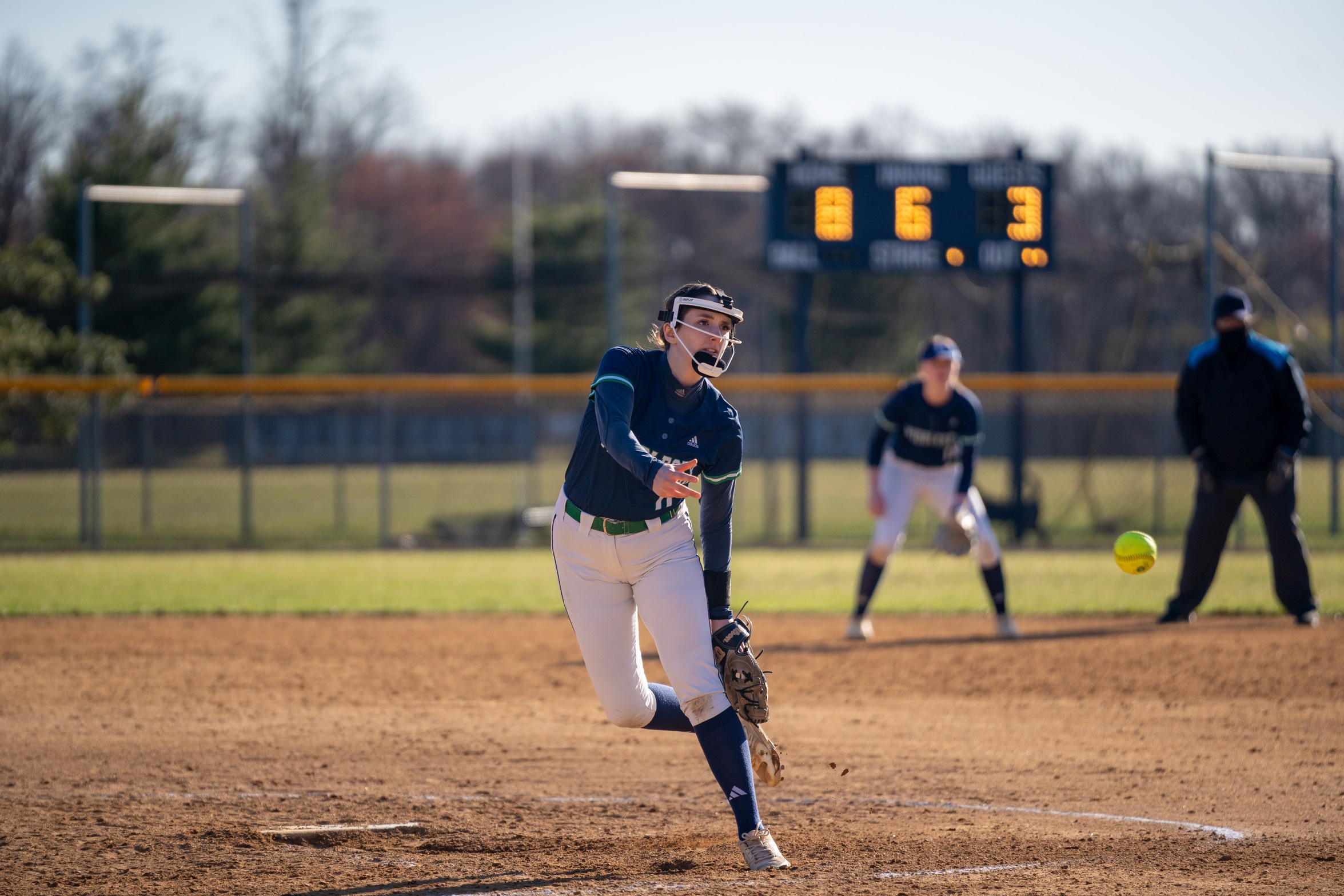 AVA AUSTIN TWIRLS TWO-HIT SHUTOUT AS #9 MIDDLESEX COLLEGE SOFTBALL SWEEPS OCEAN CC
