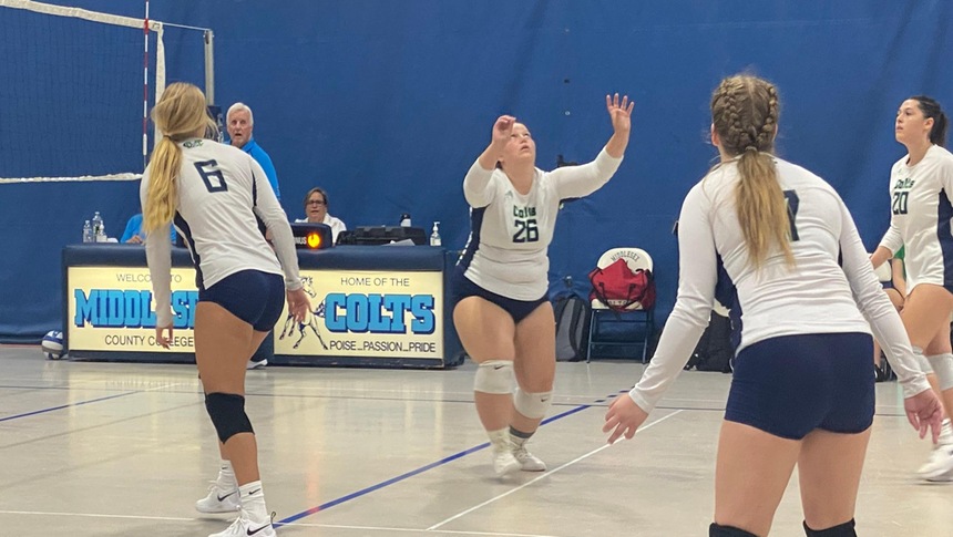 MIDDLESEX SWEEPS PASSAIC, FALLS TO OCEAN IN VOLLEYBALL TRI-MATCH